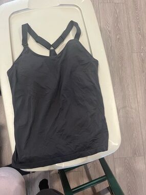 Destination Maternity Black Cross-Back Maternity Tank